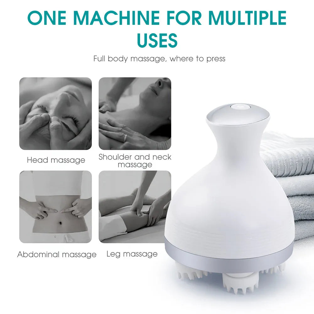 Electric Massager Wireless Waterproof Shoulder And Neck Deep Tissue Kneading Massage - Bellarte Enchanté Electric Massager Wireless Waterproof Shoulder And Neck Deep Tissue Kneading Massage